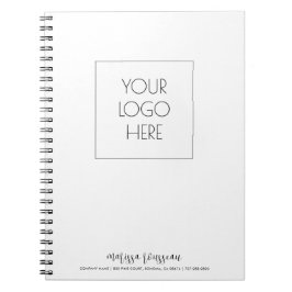 Cuaderno Añadir el logotipo personalizado