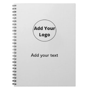 Cuaderno añadir el texto simple personalizado mínimo añadir