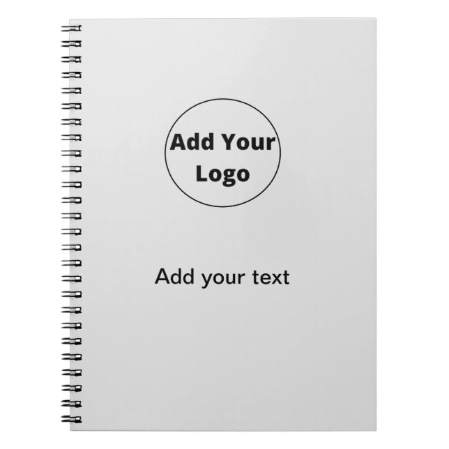 Cuaderno añadir el texto simple personalizado mínimo añadir (Frente)