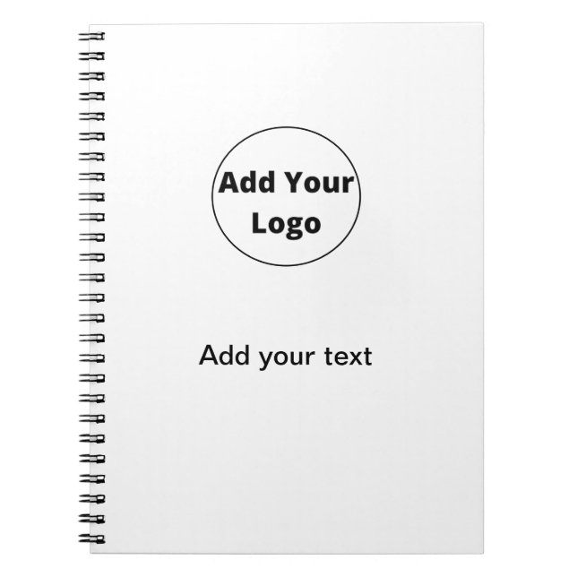 Cuaderno añadir el texto simple personalizado mínimo añadir (Frente)