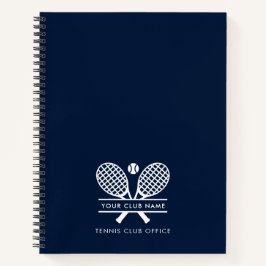 Cuaderno Añadir nombre club Tenis Equipo deportivo Oficina