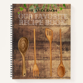 Cuaderno Añadir nombre familiar Nuestra receta favorita mad