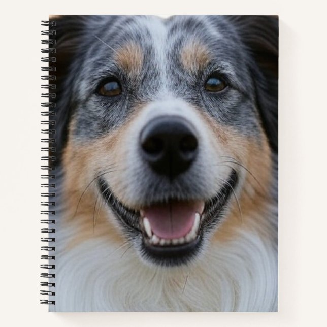 Cuaderno Añadir Personalizar de fotografía Mascota (Anverso)