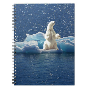 Cuaderno Añadir SLOGAN para salvar el hielo polar del plane