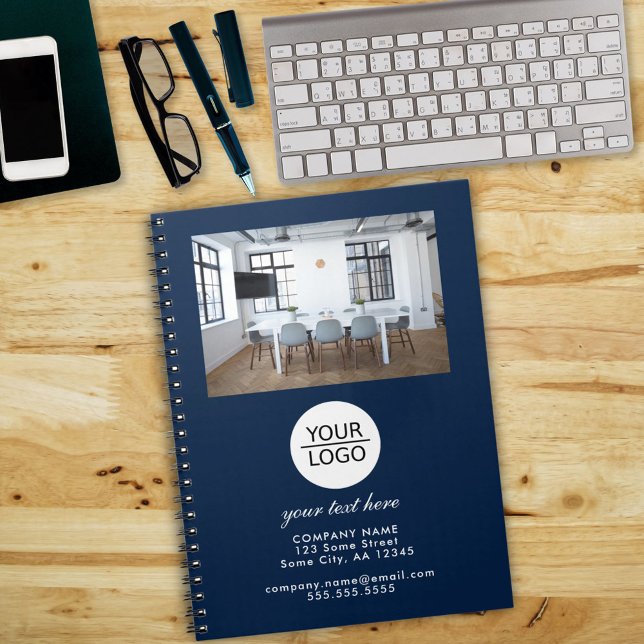 Cuaderno Añadir su logotipo Personalizado Promoción de text (Subido por el creador)