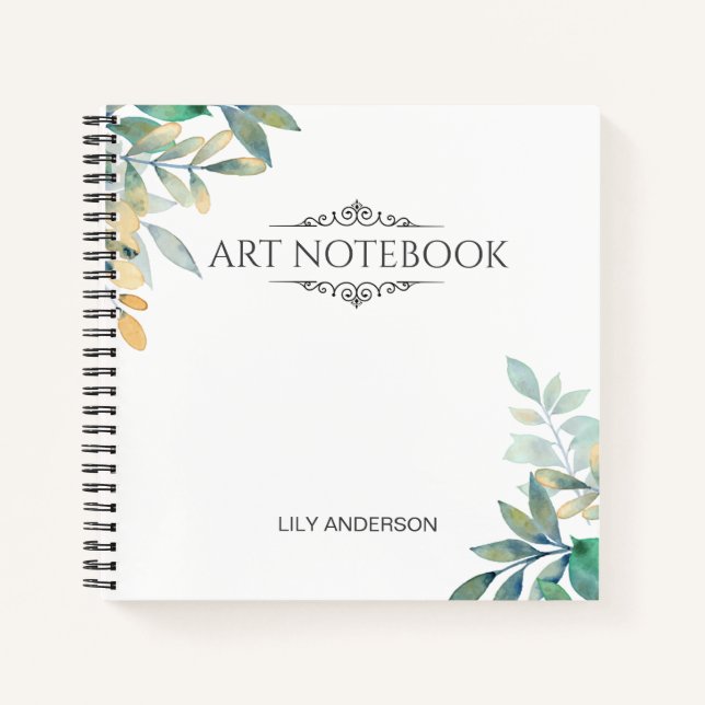 Cuaderno Añadir su propio asunto y nombre con el calendario (Anverso)