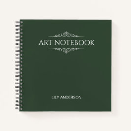 Cuaderno Añadir su propio asunto y nombre con el calendario