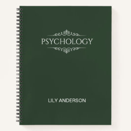 Cuaderno Añadir su propio asunto y nombre con el calendario