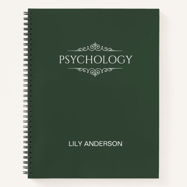 Cuaderno Añadir su propio asunto y nombre con el calendario (Anverso)