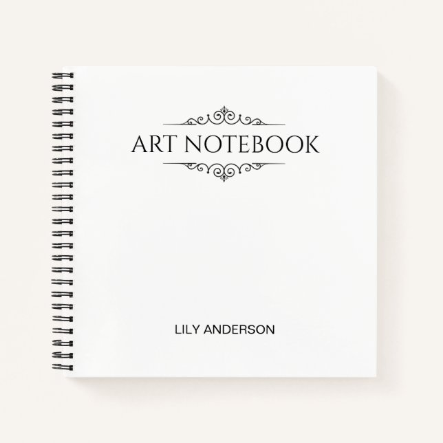 Cuaderno Añadir su propio asunto y nombre con el calendario (Anverso)