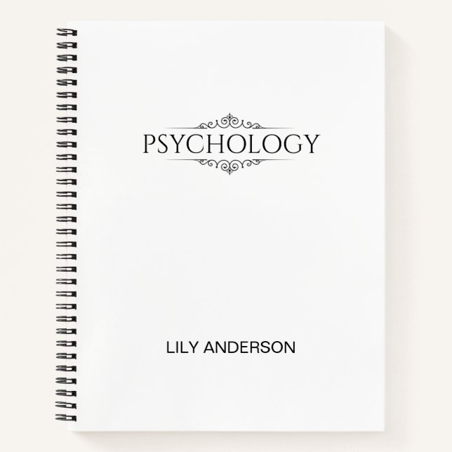 Cuaderno Añadir su propio asunto y nombre con el calendario (Anverso)