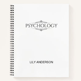 Cuaderno Añadir su propio asunto y nombre con el calendario