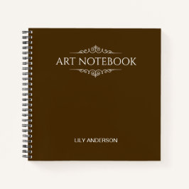 Cuaderno Añadir su propio asunto y nombre con el calendario