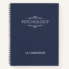 Cuaderno Añadir su propio asunto y nombre con el calendario