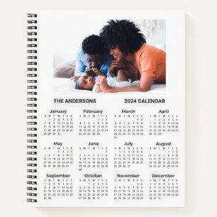 Cuaderno Añadir su propio calendario de fotos familiares 20