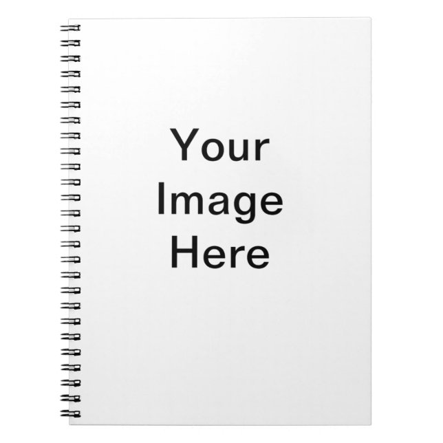 Cuaderno Añadir su propio texto o logotipo (Frente)