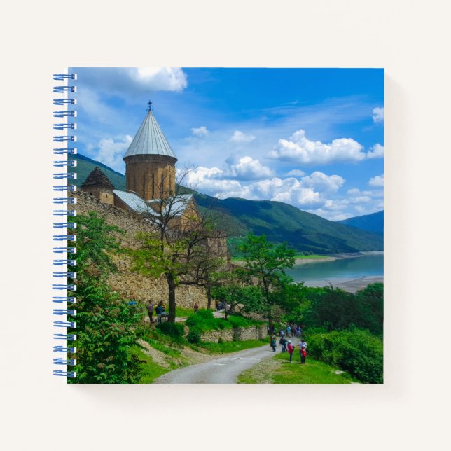 Cuaderno Ananuri Georgia Caucuses Castillo Naturaleza (Anverso)