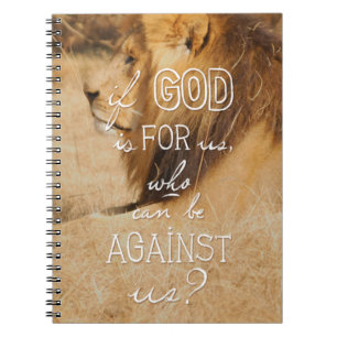 Cuaderno anaranjado de la cita de la biblia del