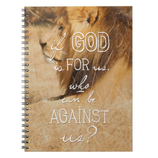 Cuaderno anaranjado de la cita de la biblia del