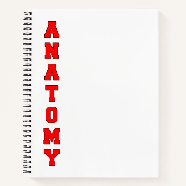 Cuaderno Anatomía (Anverso)
