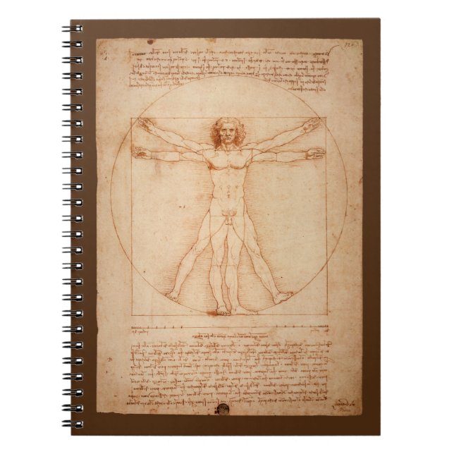 Cuaderno Anatomía de Leonard da Vinci del hombre de (Frente)
