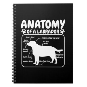 Cuaderno Anatomía de perro de Labrador