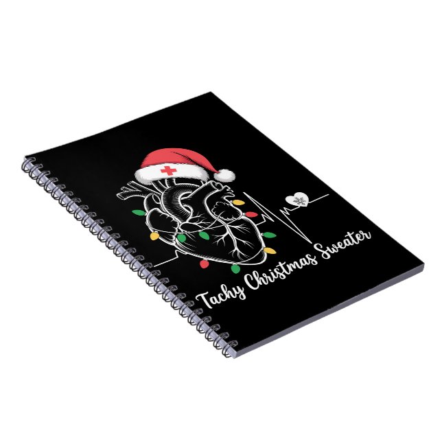 Cuaderno Anatomía del Corazón Navidad Enfermera Cardiaca Ta (Lado Derecho)