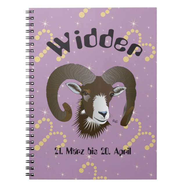 Cuaderno Ancha 21. März bis 20. April Notizheft (Frente)
