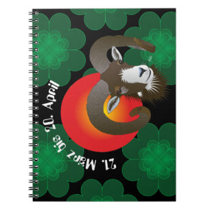 Cuaderno Ancha 21. März bis 20. April Notizheft