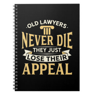 Cuaderno Ancianos Abogados Que Simplemente Pierden Su Apela