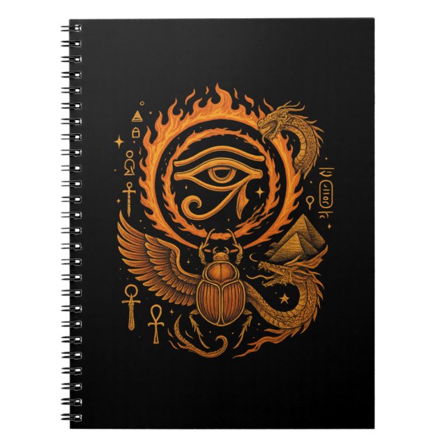 Cuaderno Ancient Egypt Esoteric Art Notebook - Horus Eye (Frente)