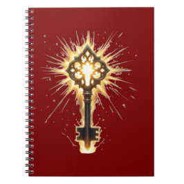 Cuaderno Ancient Fantasy Key with Magical Light – Radiant E