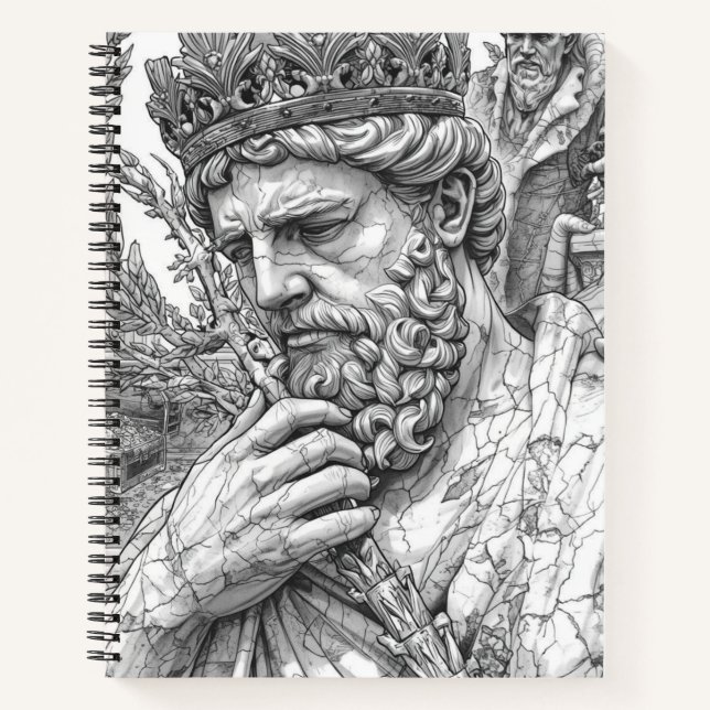 Cuaderno Ancient King Midas Marble Statue - Greek Mythology (Anverso)