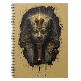 Cuaderno Ancient Malice Egyptian Pharaoh Black