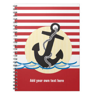 Cuaderno Ancla, Sol y Agua Náutico