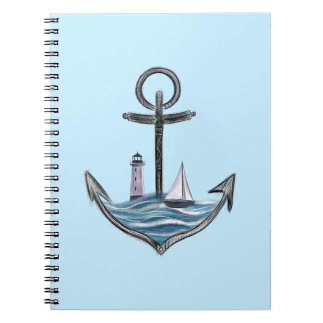 Cuaderno Ancla y faro (versión 1) (Frente)