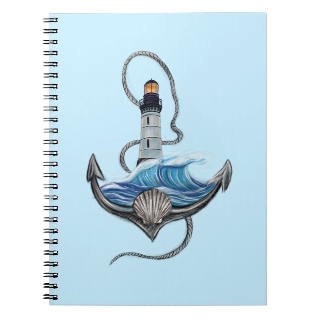 Cuaderno Ancla y faro (versión 2) (Frente)