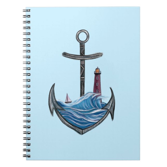 Cuaderno Ancla y faro (versión 3) (Frente)