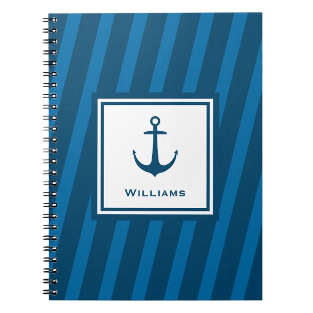 Cuaderno Anclaje De Apellidos De La Marina Moderna Con Band (Frente)