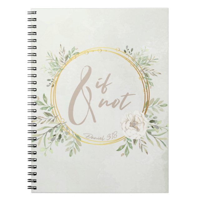 Cuaderno And If Not Journal (Frente)