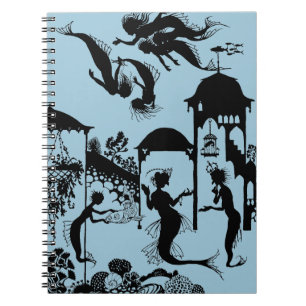 Cuaderno Andersen: Silueta de little mermaid