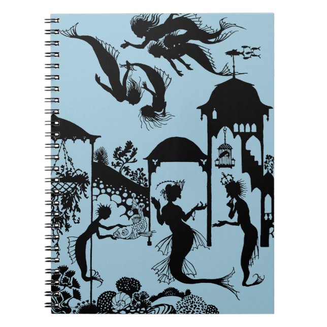 Cuaderno Andersen: Silueta de little mermaid (Frente)