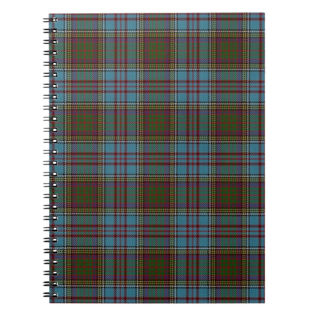 Cuaderno Anderson Clan Tartan – Scottish Plaid Notebook (Frente)