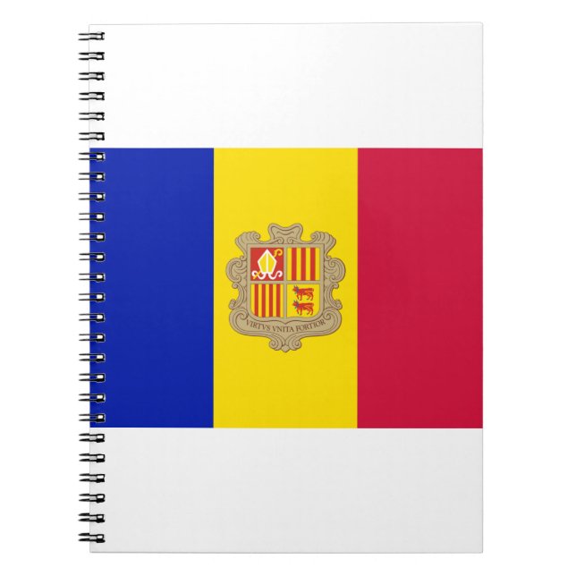 Cuaderno Andorra Flag (Frente)