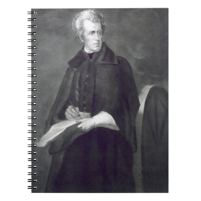 Cuaderno Andrew Jackson, 7mo Presidente de los Estados (Frente)