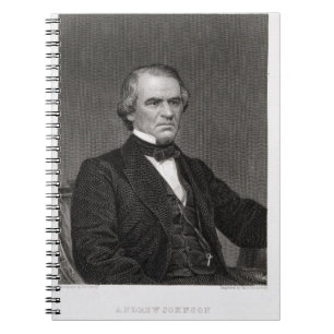 Cuaderno Andrew Johnson, grabado de una fotografía por Tho