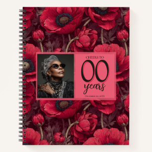 Cuaderno Anémonas Coloridas Sorpresa Cumpleaños Tendencia
