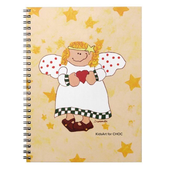 Cuaderno Ángel - Arte infantil para CHOC (Frente)