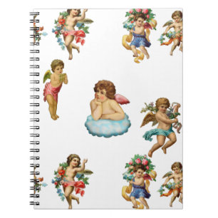 Cuaderno angel cherub antiguo