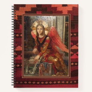 Cuaderno Ángel con Arpa, Suroeste se encuentra con arte de